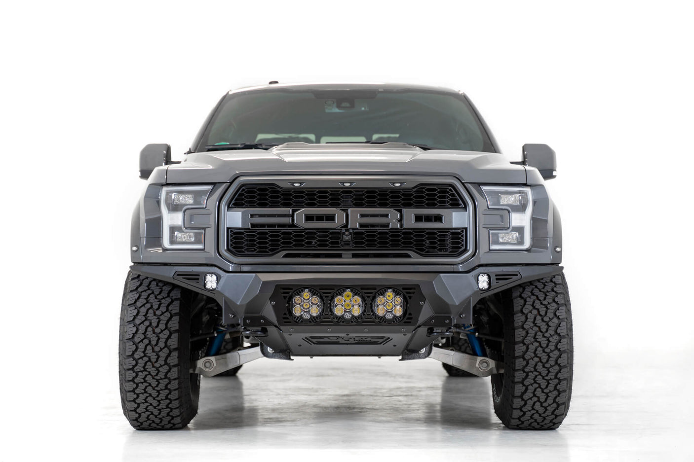 ADD F110014100103 2017-2020 Ford Raptor Bomber Front Bumper (Baja Designs) - BumperStock