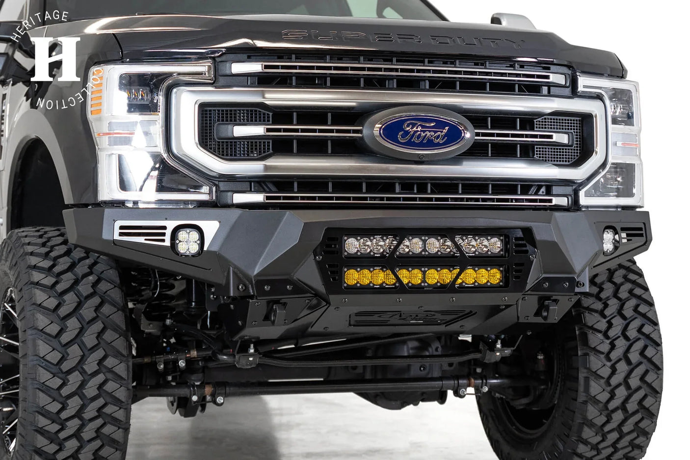 ADD F160012140103 2017-2022 Ford F250/F350 Super Duty Bomber Front Bumper - BumperStock