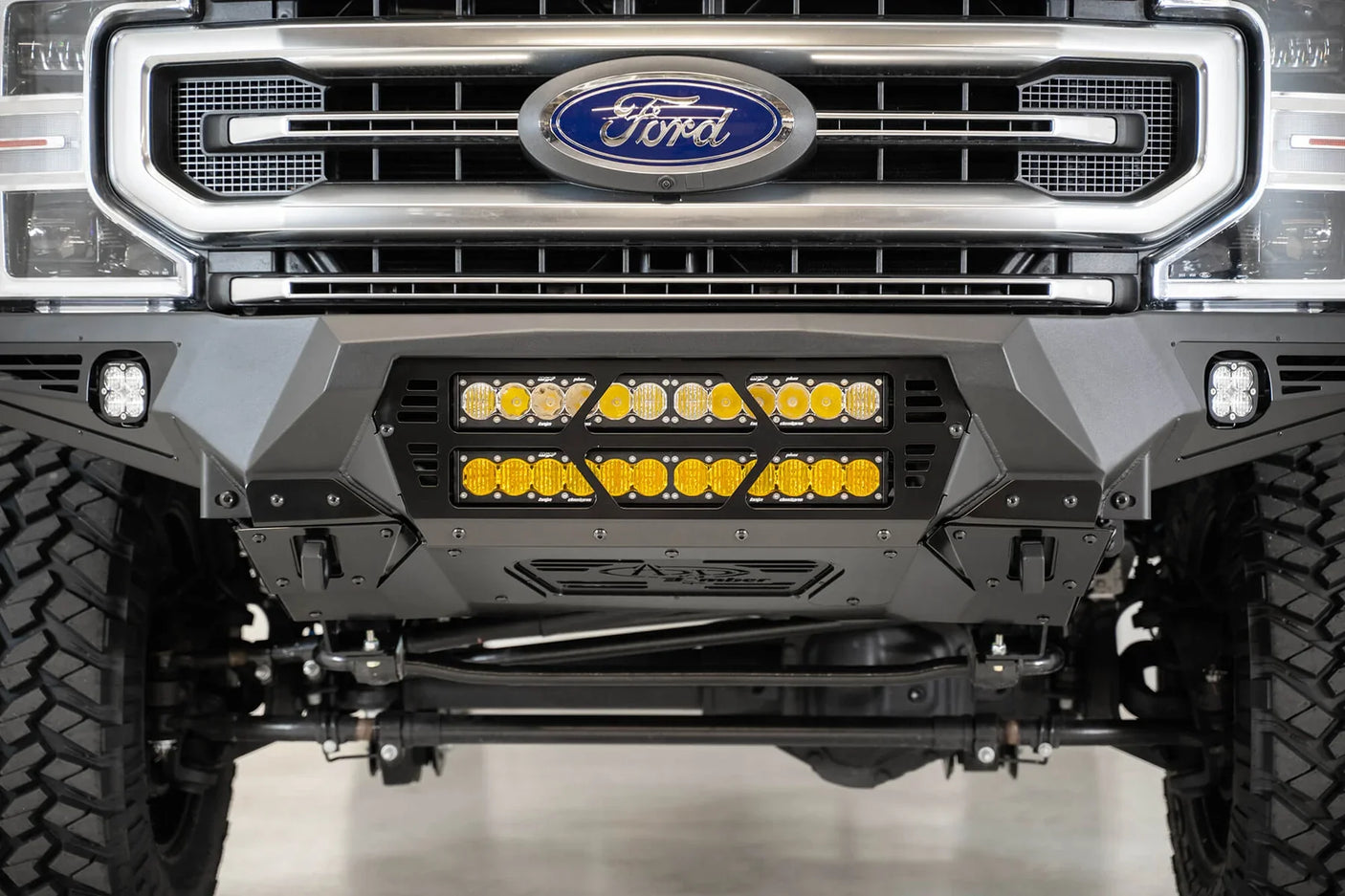 ADD F160012140103 2017-2022 Ford F250/F350 Super Duty Bomber Front Bumper - BumperStock