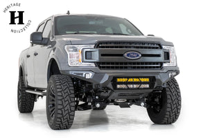 ADD F180012140103 2018-2020 Ford F150 Bomber Front Bumper | Dual 20" Light Bar - BumperStock