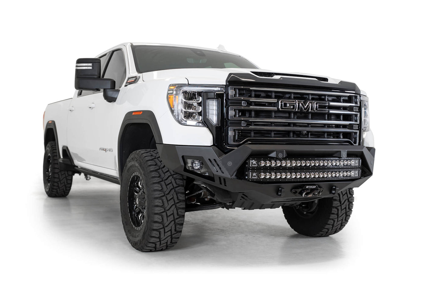 ADD F460053500103 2020-2022 GMC Sierra 2500/3500 Bomber HD Front Bumper - BumperStock