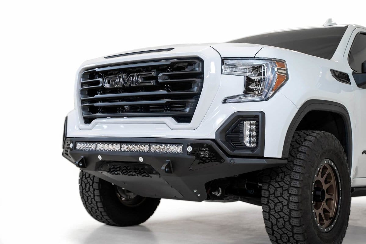 ADD F471763030103 2019-2021 GMC Sierra 1500 Stealth Fighter Front Bumper - BumperStock