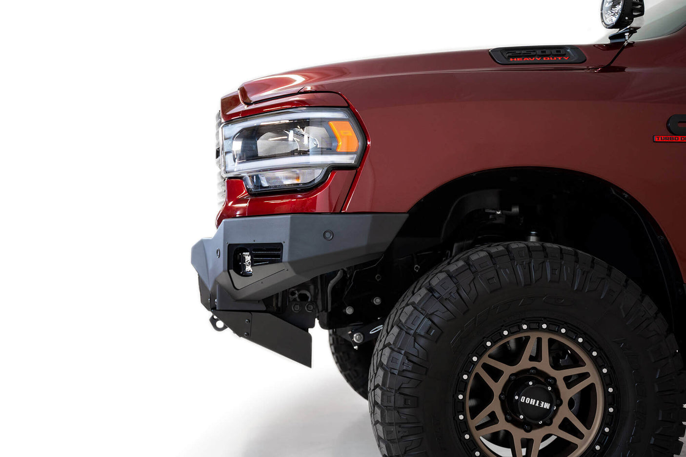 ADD F560014110103 2019-2022 Ram 2500/3500 Bomber Front Bumper (RIGID) - BumperStock