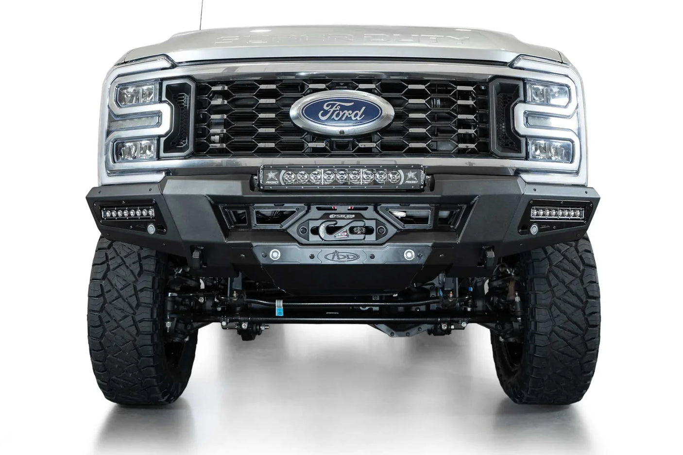 ADD F810335070103 2023-2024 Ford F250/F350 Super Duty Phantom Front Winch Bumper - BumperStock