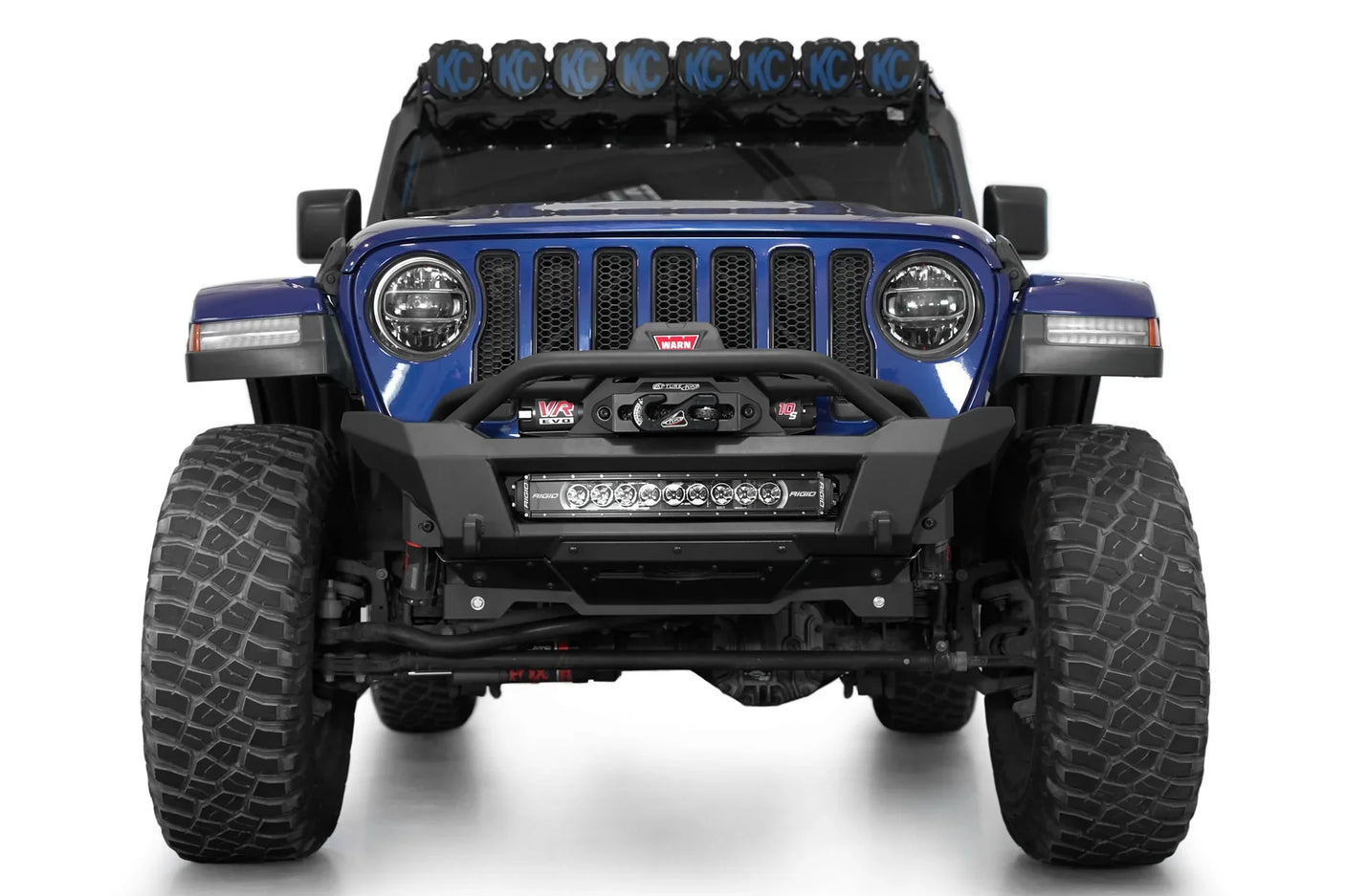 ADD F980393070103 2018-2024 Jeep Wrangler JL Phantom Winch Stubby Front Bumper - BumperStock