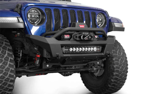 ADD F980393070103 2018-2024 Jeep Wrangler JL Phantom Winch Stubby Front Bumper - BumperStock