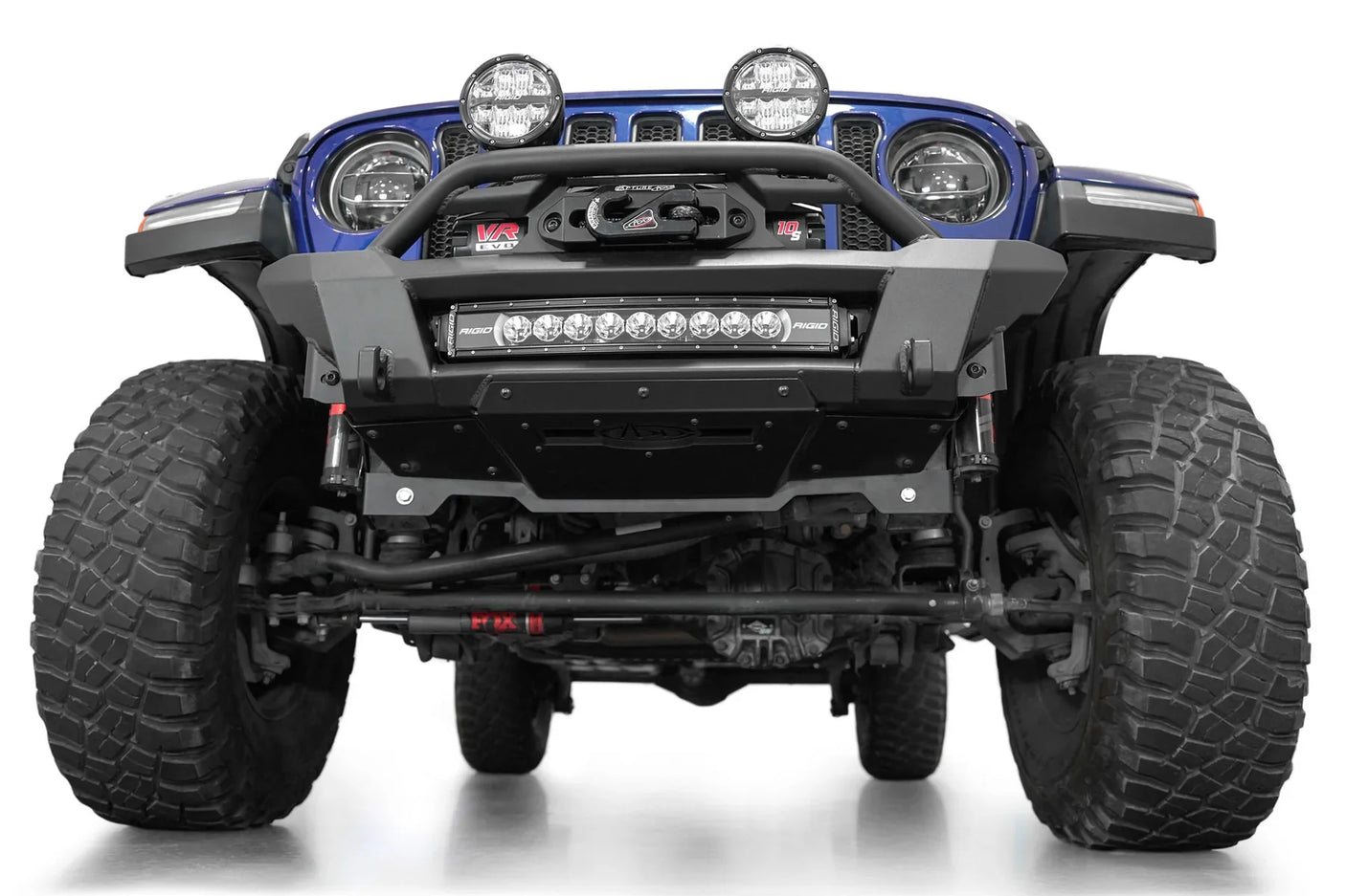 ADD F980393070103 2018-2024 Jeep Wrangler JL Phantom Winch Stubby Front Bumper - BumperStock