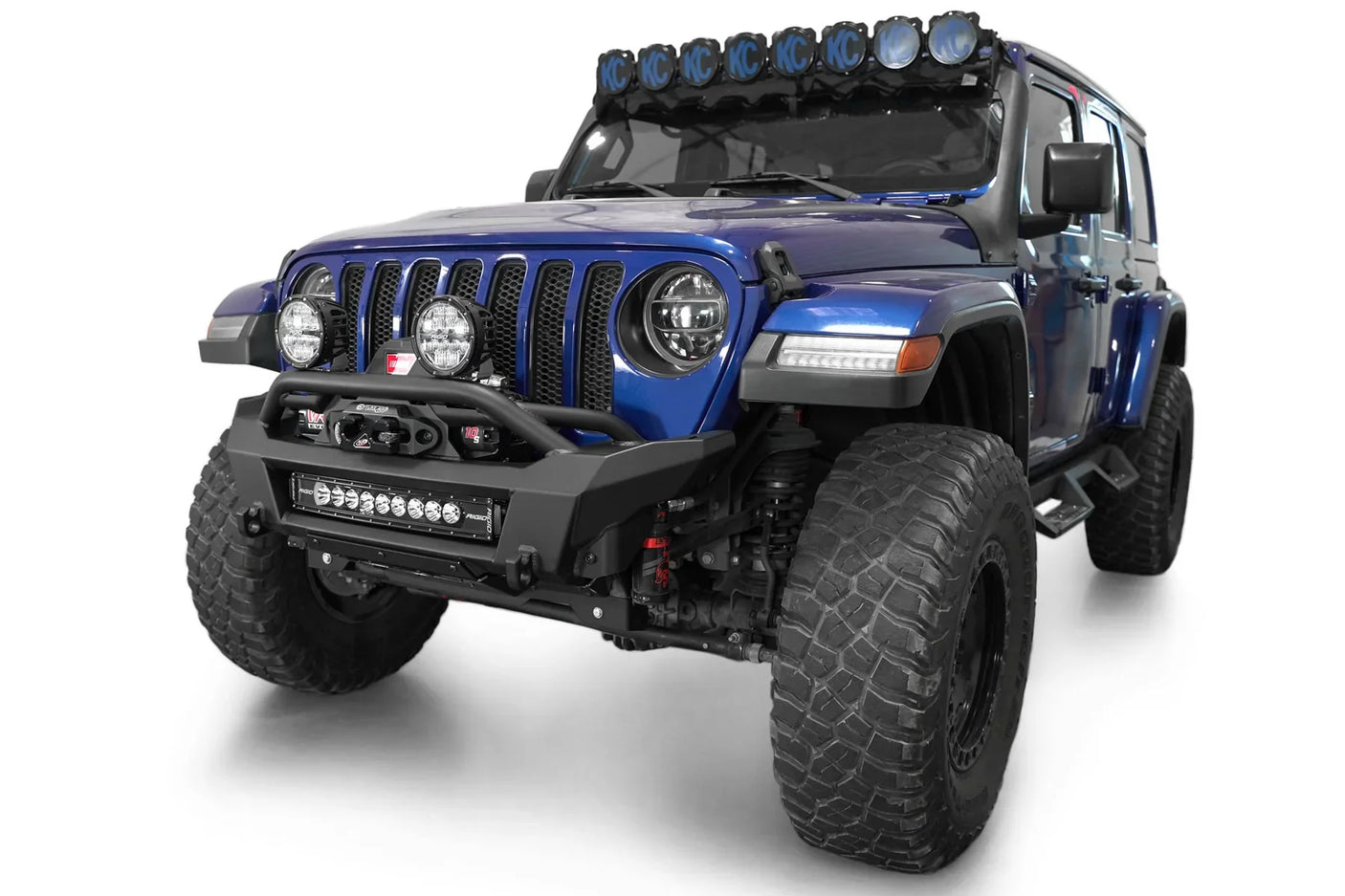 ADD F980393070103 2018-2024 Jeep Wrangler JL Phantom Winch Stubby Front Bumper - BumperStock