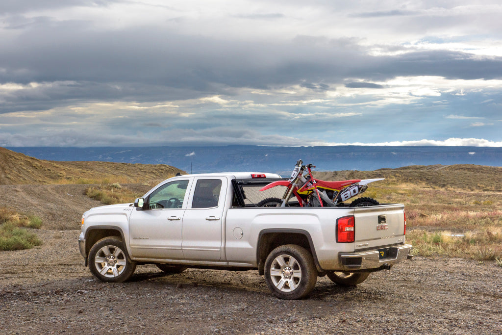 BAKFlip 772101 2007-2014 Chevy Silverado 2500/3500 HD 8 ft. Bed BAKFlip F1 Hard Folding Tonneau Cover