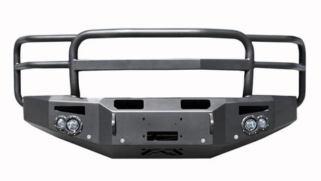 Fab Fours CH14-C3050-1 2015-2019 Chevy Silverado 2500/3500 HD Premium Front Bumper Sensor Winch Ready Full Guard-BumperStock