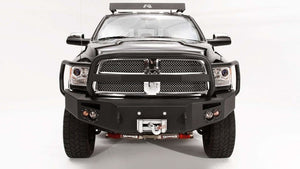 Fab Fours DR10-A2950-1 Dodge Ram 2500/3500/4500/5500 2010-2018 Premium Winch Ready Front Bumper Full Guard Non-Sensor-BumperStock