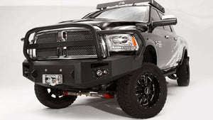 Fab Fours DR10-A2950-1 Dodge Ram 2500/3500/4500/5500 2010-2018 Premium Winch Ready Front Bumper Full Guard Non-Sensor-BumperStock