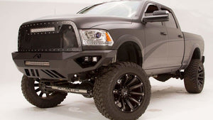 Fab Fours DR10-V2951-1 Dodge Ram 2500/3500/4500/5500 HD 2010-2018 Vengeance Front Bumper No Guard Non-Sensor-BumperStock