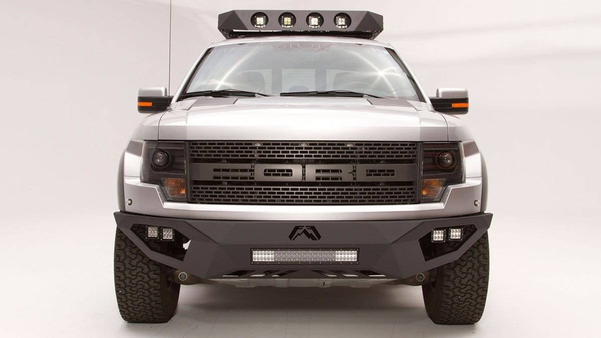 Fab Fours FF10-D1961-1 Ford Raptor 2010-2014 Vengeance Front Bumper No Guard-BumperStock