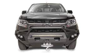 Fab Fours CC21-X5152-1 2021 Chevy Colorado Matrix Front Bumper Winch Ready Pre-Runner Guard - BumperStock