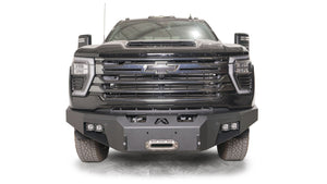 Fab Fours CH24-A6151-1 2024 Chevy Silverado 2500/3500 HD New Premium Front Bumper Winch Ready No Guard - BumperStock