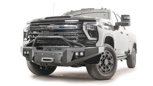 Fab Fours CH24-A6152-1 2024 Chevy Silverado 2500/3500 HD New Premium Front Bumper Winch Ready Pre-Runner Guard - BumperStock