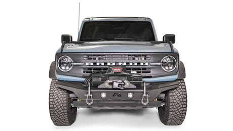 Fab Fours FB21-B5251-1 Ford Bronco 2021 Stubby Front Winch Bumper No Guard - BumperStock