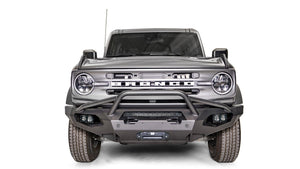 Fab Fours FB21-X5252-1 Ford Bronco 2021-2022 Matrix Front Winch Bumper Pre-Runner Guard - BumperStock