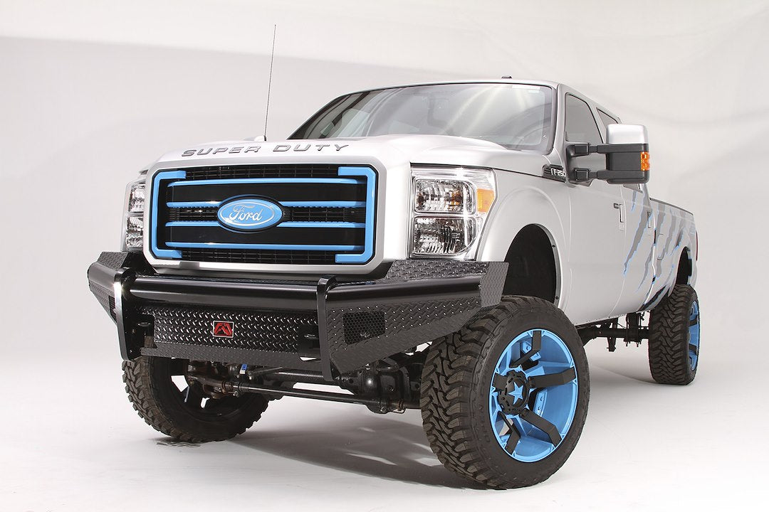 Fab Fours FS05-S1261-1 Ford F250/F350/F450/F550 Super Duty 2005-2007 Black Steel Front Bumper No Guard