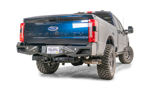 Fab Fours FS23-E5951-1 Ford F250/F350 Superduty 2023 Vengeance Rear Bumper - BumperStock