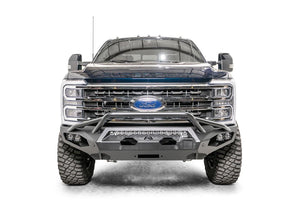 Fab Fours FS23-X5952-1 Ford F250/F350 Super Duty 2023 Matrix Front Winch Bumper Pre-Runner Guard - BumperStock