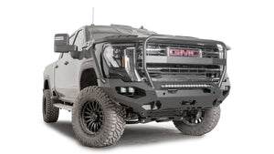 Fab Fours GM24-X6250-1 GMC Sierra 2500/3500 HD 2024 Matrix Front Bumper Winch Ready Full Guard - BumperStock