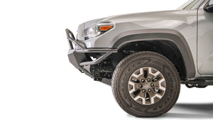 Fab Fours TB16-03-1 Toyota Tacoma 2016-2022 Ultra Light Hybrid Front Winch Bumper High Pre-Runner Guard - BumperStock