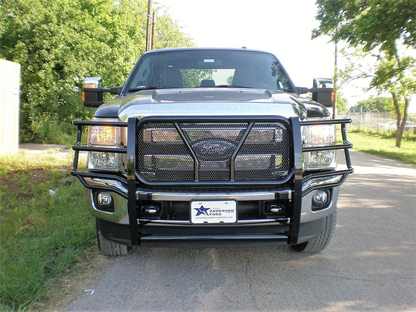 Frontier 200-11-1004 2011-2016 Ford F250F350 Super Duty Grille Guard - BumperStock