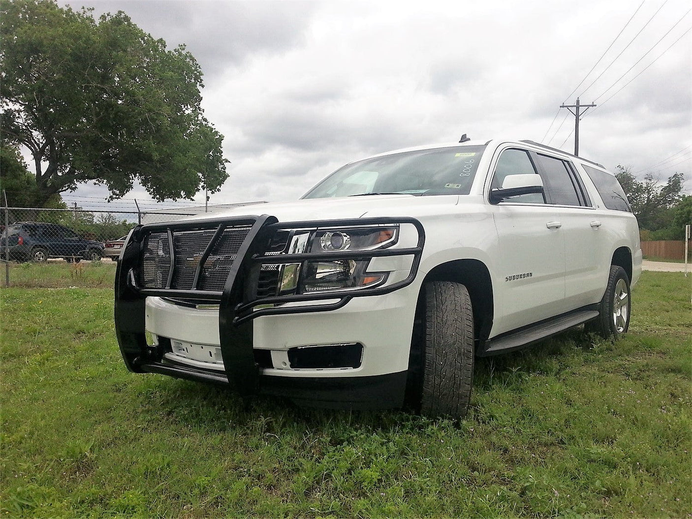 Frontier 200-21-5003 2015-2020 Chevy Tahoe/Suburban Grille Guard - BumperStock