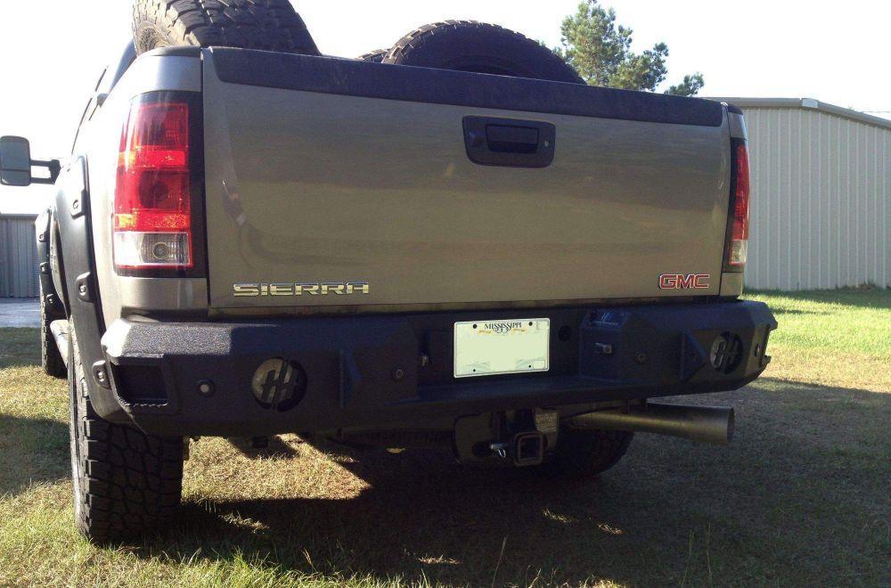 Hammerhead 600-56-0178 Chevy Silverado 2500/3500 2011-2014 Rear Bumper with Sensors - BumperStock