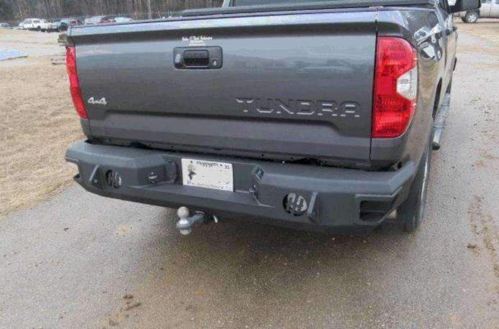 Hammerhead 600-56-0254 Toyota Tundra 2014-2021 Rear Bumper with Sensors - BumperStock