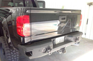 Hammerhead 600-56-0272 Chevy Silverado 2500/3500 2015-2019 Rear Bumper with Sensors - BumperStock