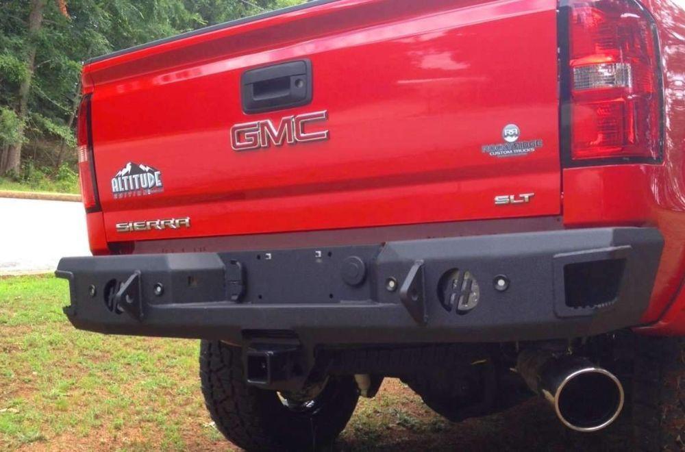 Hammerhead 600-56-0272 Chevy Silverado 2500/3500 2015-2019 Rear Bumper with Sensors - BumperStock