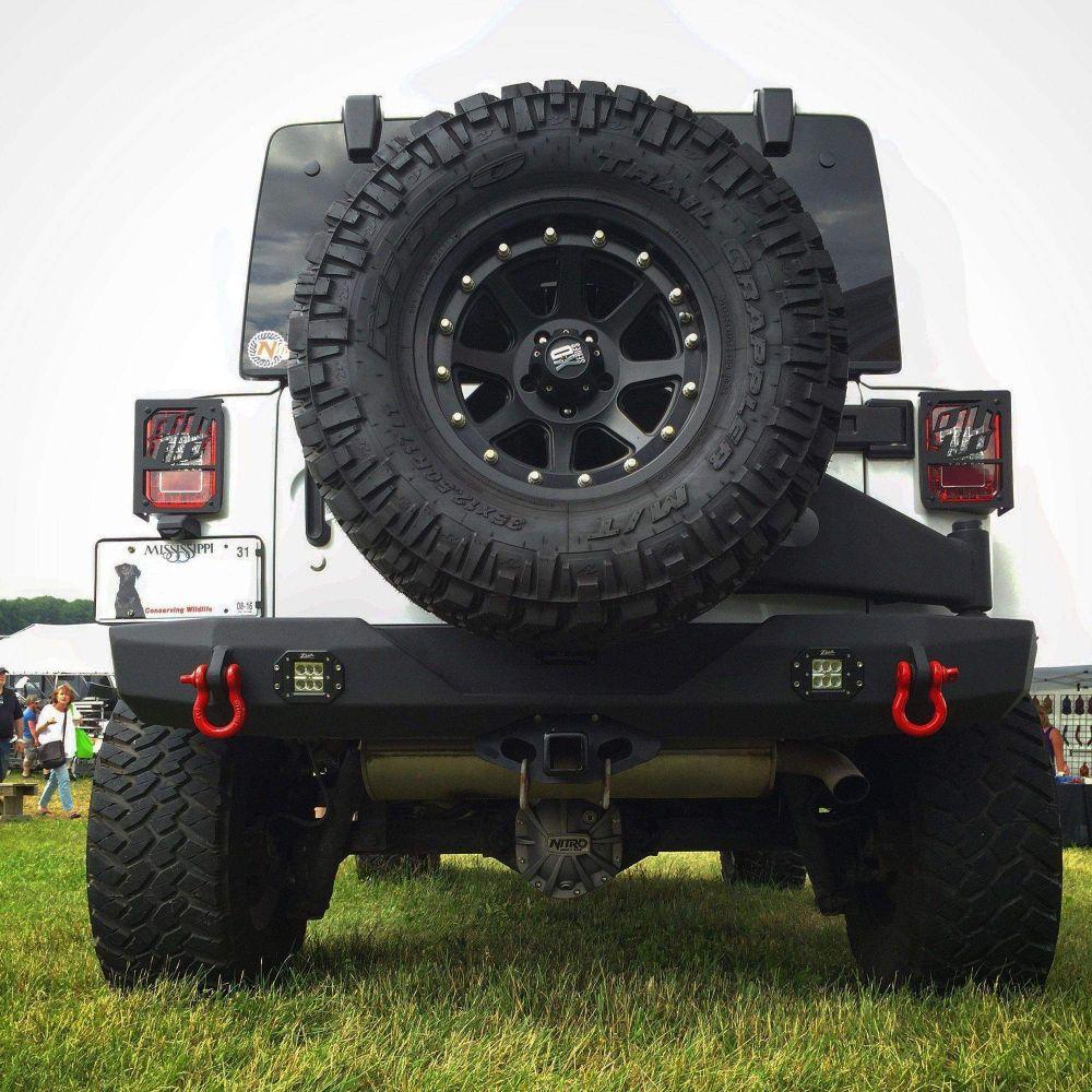 Hammerhead 600-56-0496 Jeep Wrangler JK 2007-2018 Flush Mount Rear Bumper - BumperStock