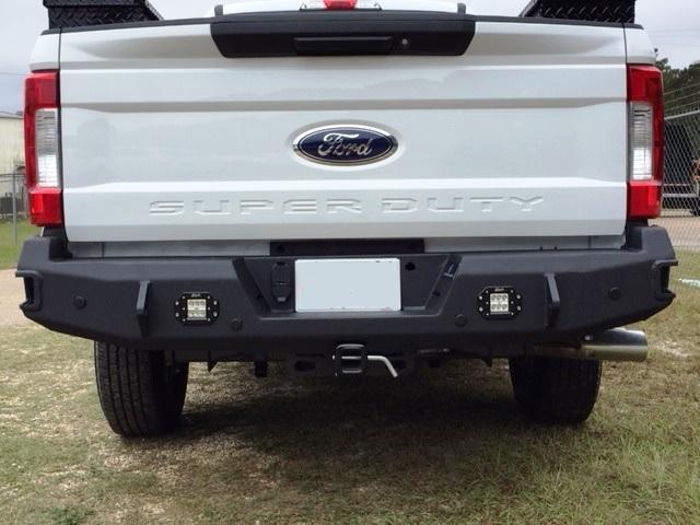 Hammerhead 600-56-0592 Ford F250/F350/F450 2017-2022 Flush Mount Rear Bumper with Sensors - BumperStock