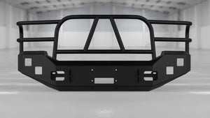 Hammerhead 600-56-0059 Ford Excursion 2005 Front Winch Bumper with Full Brush Guard - BumperStock