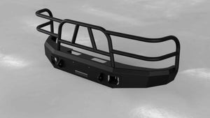 Hammerhead 600-56-0067 Ford Bronco 1992-1996 X-Series Front Winch Bumper Full Brushguard - BumperStock