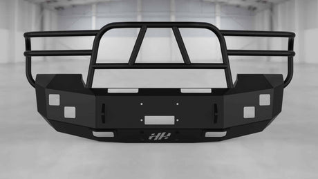 Hammerhead 600-56-0105 GMC Sierra 2500/3500 2011-2014 X-Series Front Winch Bumper Full Brushguard-BumperStock