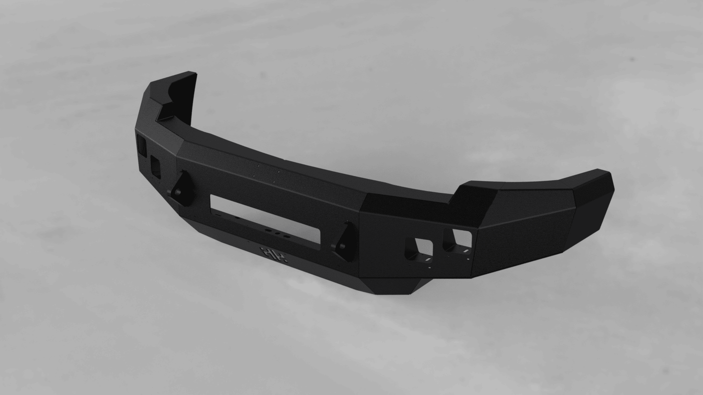 Hammerhead 600-56-0407 Chevy Silverado 2500/3500 2011-2014 Front Non-Winch Bumper Low Profile - BumperStock