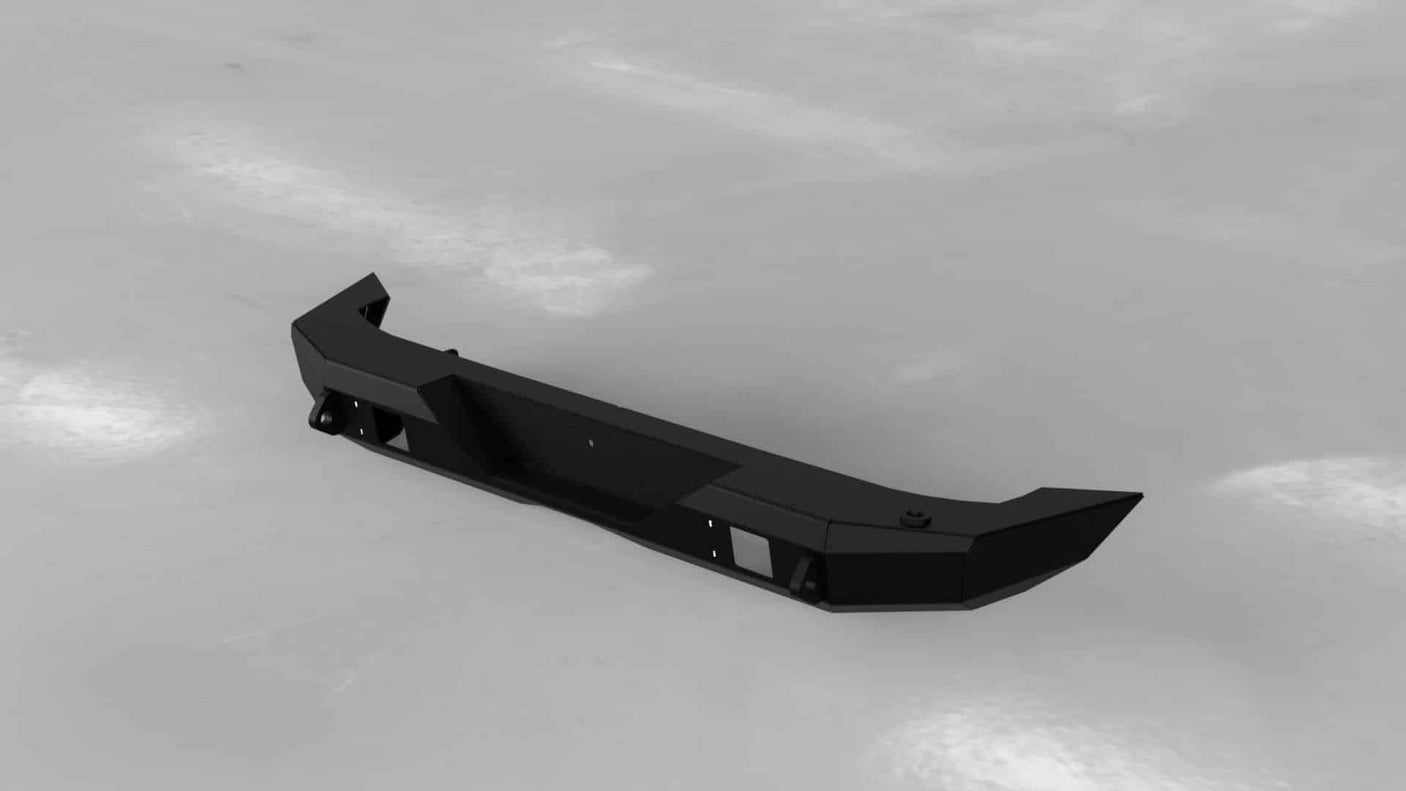 Hammerhead 600-56-0496 Jeep Wrangler JK 2007-2018 Flush Mount Rear Bumper - BumperStock