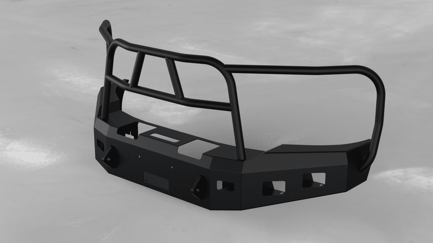 Hammerhead 600-56-0814 Ford F150 2018-2020 Front Winch Bumper with Full Brush Guard - BumperStock