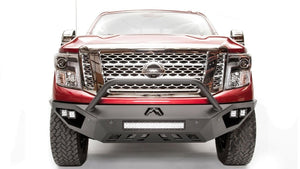 Fab Fours NT16-D3752-1 Nissan Titan XD 2016-2020 Vengeance Front Bumper Pre-Runner Guard-BumperStock