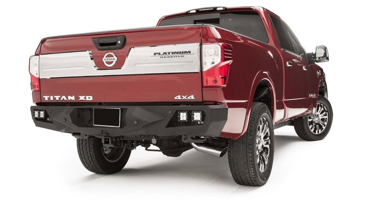 Fab Fours NT16-E3751-1 Nissan Titan XD 2016-2020 Vengeance Rear Bumper Sensor-BumperStock