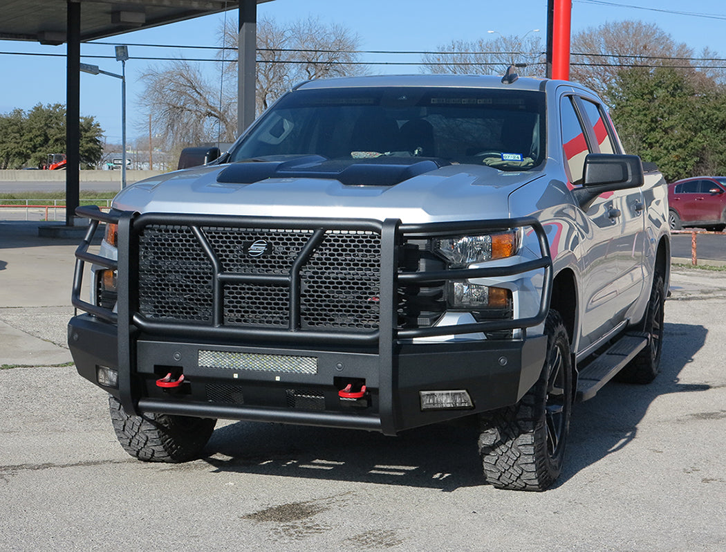 Steelcraft 60-10495C 2022-2024 Chevy Silverado 1500 HD Elevation Front Bumper - BumperStock