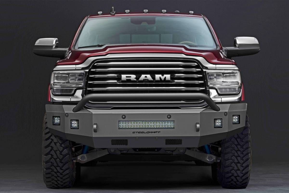 Steelcraft 71-12280HP 2019-2024 Ram 2500/3500 Fortis Front Bumper - BumperStock