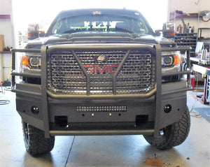 Steelcraft AL60-10460 2015-2019 GMC Sierra 2500/3500 HD Elevation Aluminum Front Bumper - BumperStock