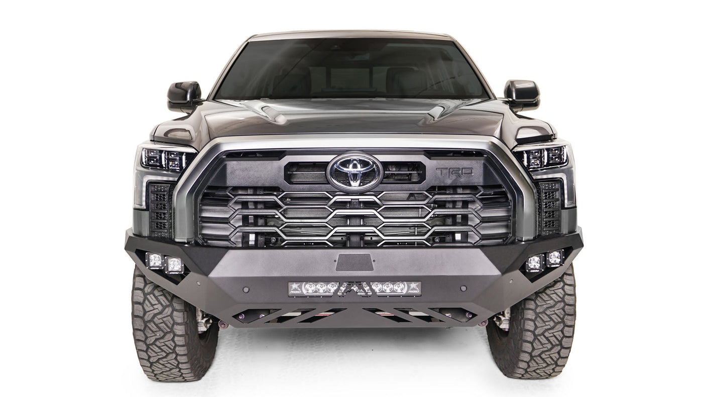 Fab Fours TT22-D5451-1 Toyota Tundra 2022 Vengeance Front Bumper No Guard - BumperStock