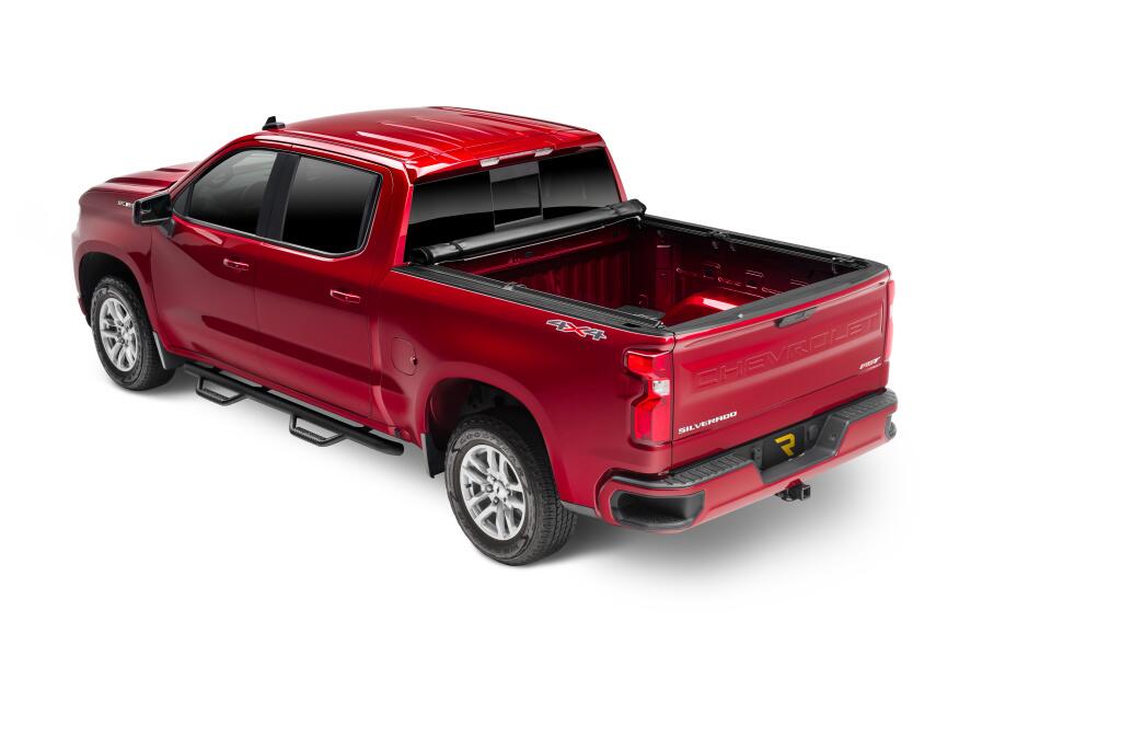 Truxedo Deuce 772801 2019-2025 Chevy Silverado 1500 Roll-Up Soft Tonneau Cover 8 ft. Bed