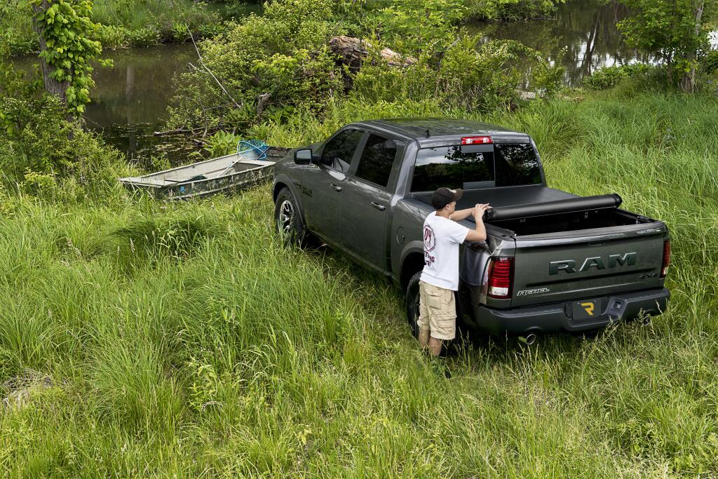 Truxedo Deuce 707701 2008-2014 Nissan TITAN Roll-Up Soft Tonneau Cover 8 ft. Bed